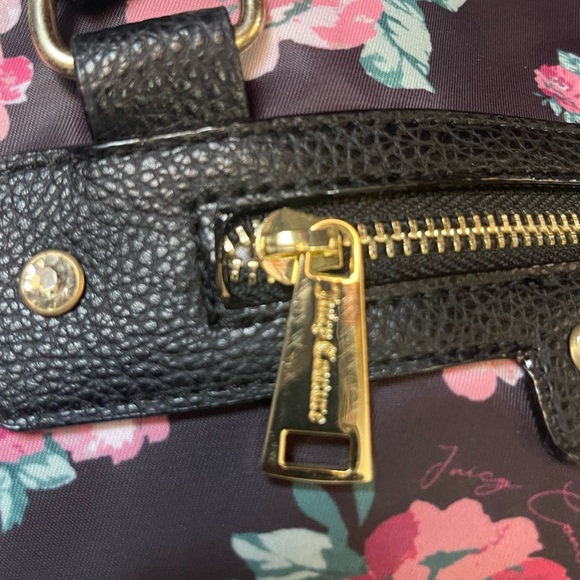 Juicy Couture weekender duffel bag Black floral - Picture 11 of 12